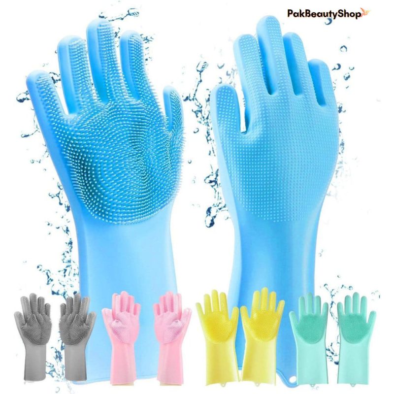 Silicone Washing Gloves Price In Pakistan | Cleaning Gloves