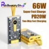 66w Super Fast Charge Cyberpuk Power Bank